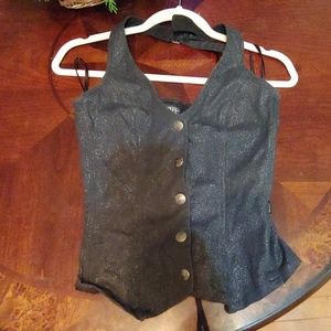 Corset halter top